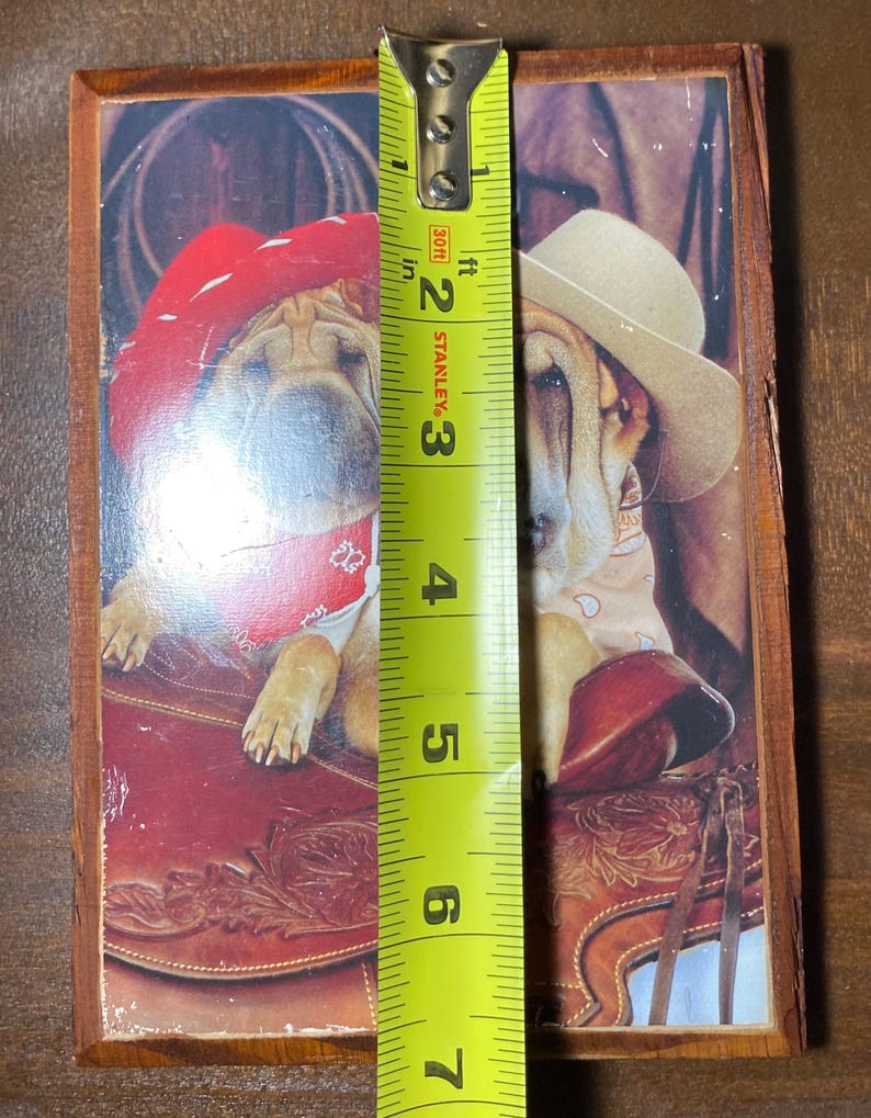 Vintage Shar-pei Cowboy Dog Wood Plaque Art – Western Kitsch Home Decor ...