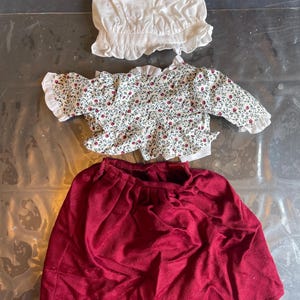 Vintage American Girl Felicities ursprungliga skolkläder