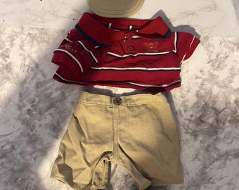 Build-a-Bear clothes - boy outfit with striped shirt
