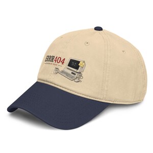 Error 404 Hat, Funny Programmer Cap, Coder Baseball Hat, Tech Meme Cap, Geek Gift, Unisex Dad Hat