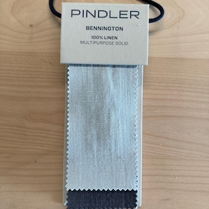 Pindler Bennington 100% Linen Swatches | Italian Upholstery Fabric Samples