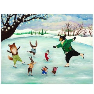 Art Print / A Wondrous Whirl / sizes 8 x 10, 11 x 14 inches or A3 / artwork by Jahna Vashti