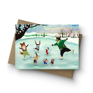 Carte unique / Un tourbillon merveilleux / intérieur vierge / format A6 / enveloppe incluse / oeuvre de Jahna Vashti