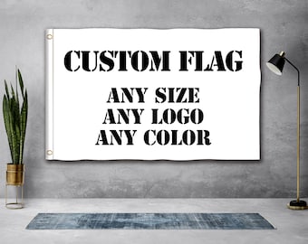 Custom Logo Flag: Personalized Banner, Indoor/Outdoor Decor