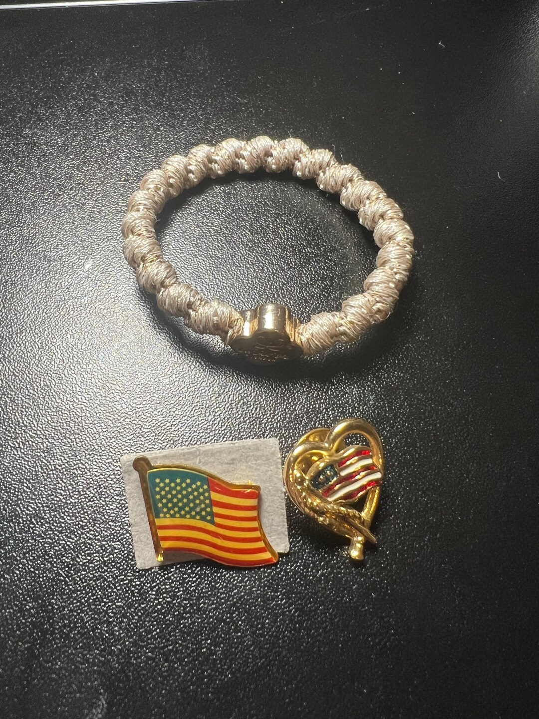 Vintage American Flag Pins (2) +bonus Gift! I Heart America Pin - Etsy