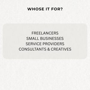 Minimalist Quote Template Canva, Editable & Printable Business Estimate ...