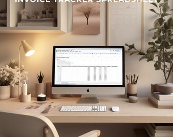 Hoja de cálculo para el seguimiento de facturas / Seguimiento de ingresos y gastos para pequeñas empresas / Plantilla de contabilidad de Google Sheets / Finanzas para autónomos