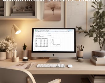 Hoja de cálculo de seguimiento de ingresos y gastos de Airbnb / Financiación de ganancias por alquiler (Hojas de cálculo de Google)