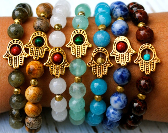 HAMSA Protection Bracelet in Assorted Colors - Gift Boxed
