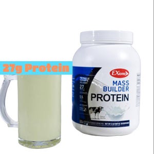 Exione Vanilla Mass Gainer: 27g Protein, Gluten-Frei