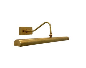Adjustable Vintage solid Brass mountable vintage picture light classic interiors