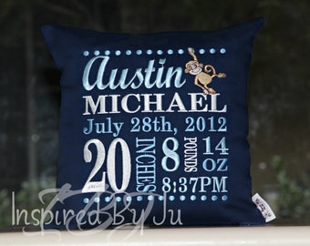 Birth Announcement Pillow