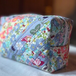 Duża, patchworkowa saszetka/torba do przechowywania zdjęcie 2