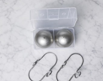 Espresso Chiller Balls, Stainless Steel Coffee Cooling Spheres, Gift for Coffee Lovers