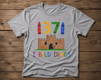 Engineer Castle Crayon  I BILD DINGS T-Shirt | USMC