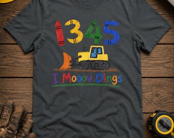 USMC 1345 Crayon T-Shirt | I Mooov Dings