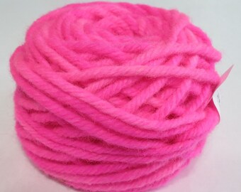 Hot pink yarn