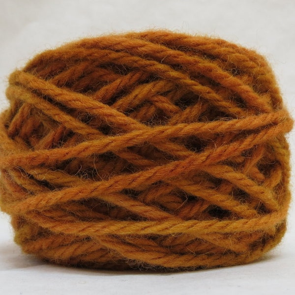 SYRUP, 100% Wool, 2 oz. 43 yards, 4-Ply, Bulky weight or 3-ply Worsted weight yarn, already wound into cakes, ready to use, made to order.