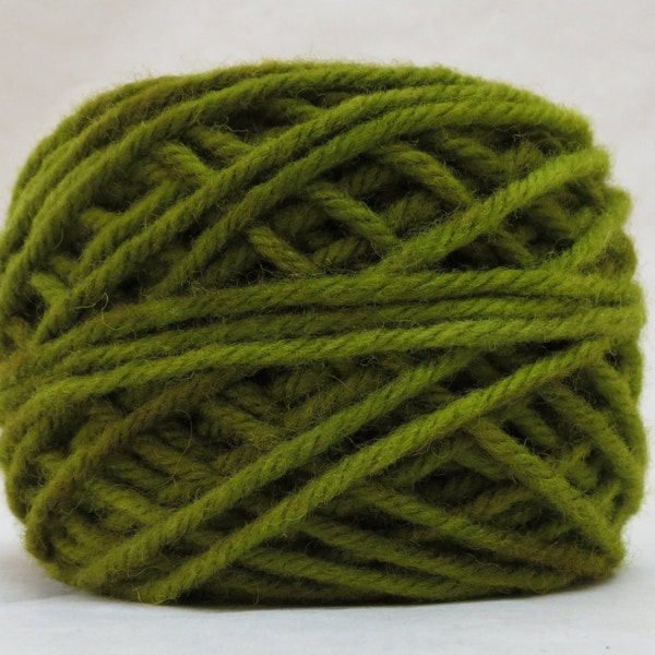 GRASS, 100% Wool, 2 Ozs. 43 yards, 4-Ply, Bulky weight or 3-ply Worsted weight yarn, already wound into cakes, ready to use. Made to Order