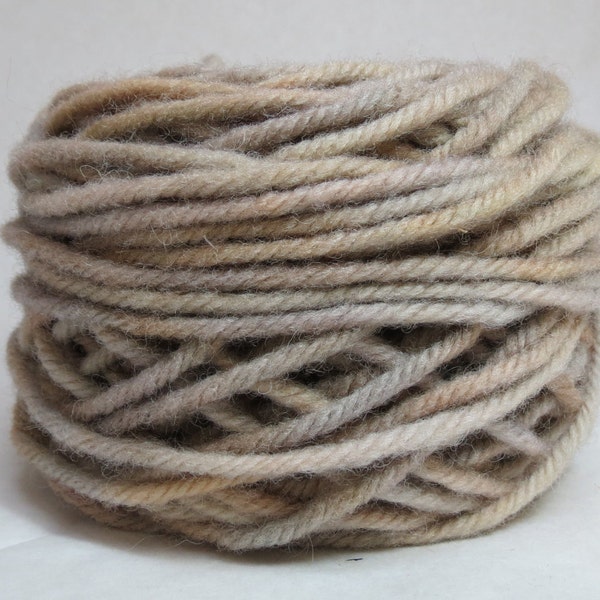 OPAL, 100% Wool, 2 ozs. 43 yards, 4-ply, Bulky weight and 3-ply Worsted weight yarn, already wound into cakes, ready to use, made to order.