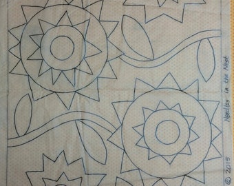 Playful Sunflowers Rug Pattern