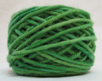 MEADOW, 100% Wool, 2 Ozs. 43 yards, 4-Ply, Bulky weight or 3-ply Worsted weight yarn, already wound into cakes, ready to use. Made to Order