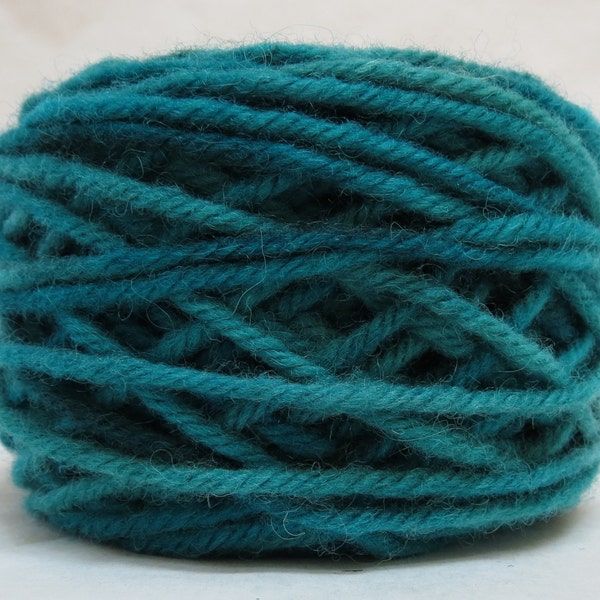 OCEAN , 100% Wool, 2 Ozs. 43 yards, 4-Ply, Bulky weight or 3-ply Worsted weight, already wound into cakes, ready to use. Made to order