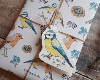 Garden Birds Wrapping Paper