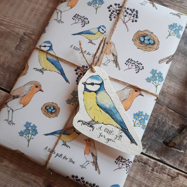 Garden Birds Wrapping Paper