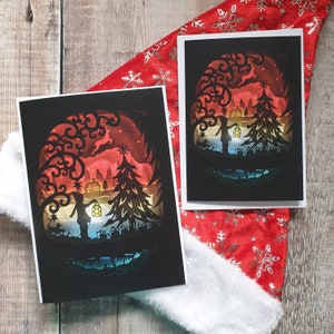 Christmas Night Best Selling festive Card