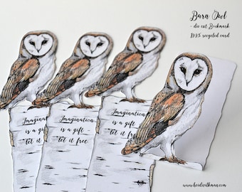 Barn Owl Bookmark