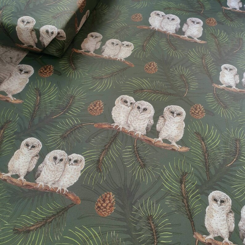 Baby Owls Wrapping paper image 3