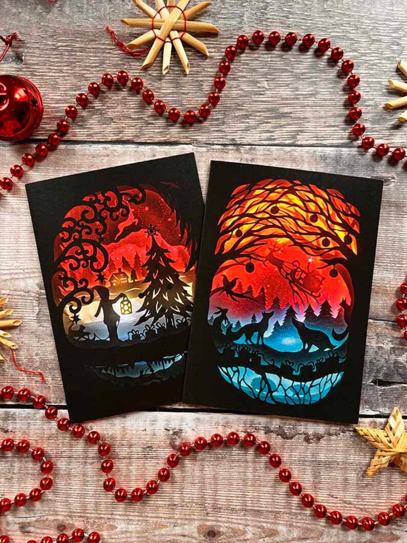 Christmas Night Best Selling festive Card Two different cards