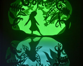 Illuminated Fairytale Paper cut Light