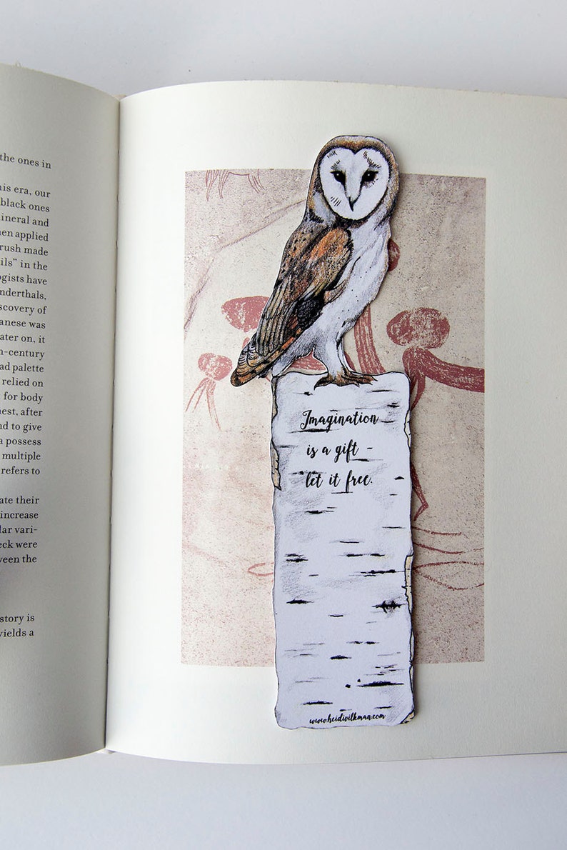 Barn Owl Bookmark image 3