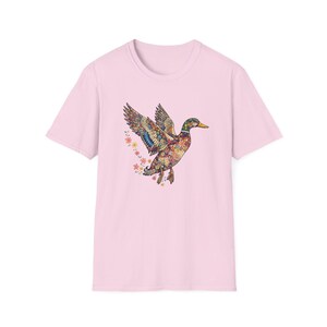 Aesthetic Duck Shirt - Artistic Duck Lover Tee - Vibrant Nature Animal Shirt - Unique Gift for Her image 10