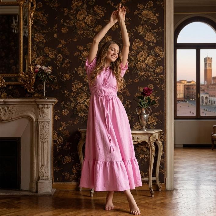 European Maxi Dress - Etsy