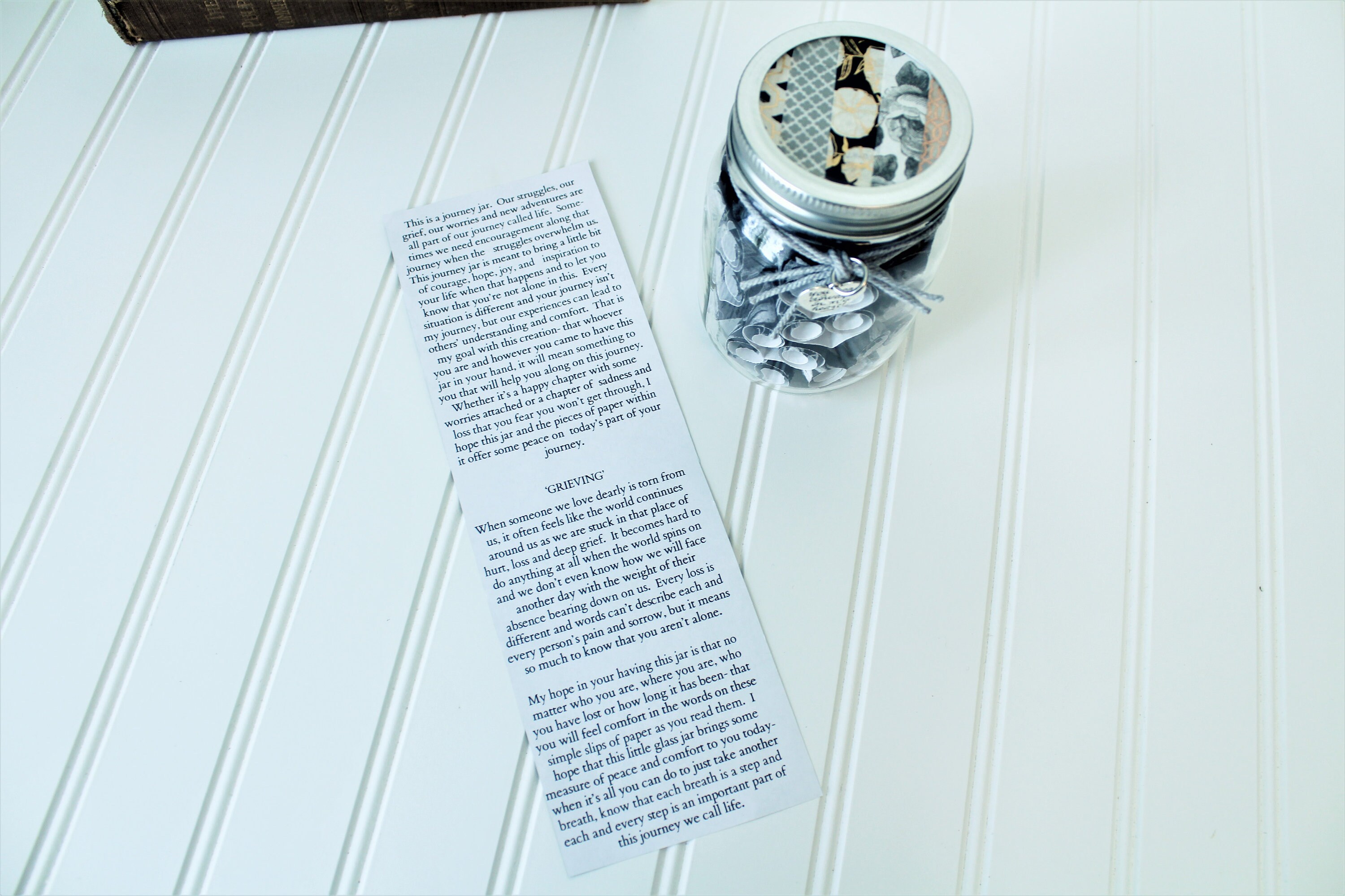 Sympathy Gift Jar Christian Encouragement Gift Journey Jar Etsy