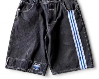 Trqckline denim shorts