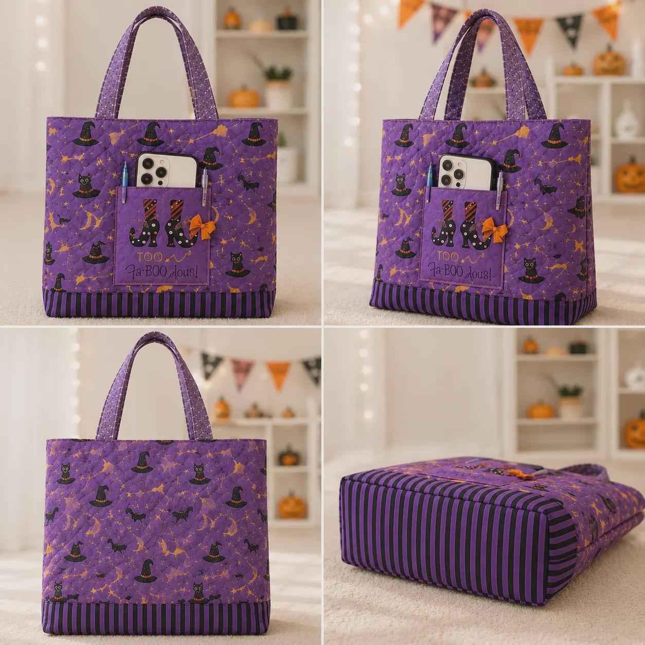 Quilted Tote Bag Sewing Pattern PDF for Women – Beginner Friendly ...