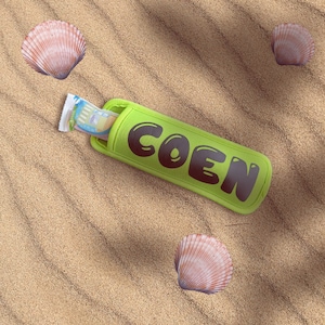 Personalized Ice Pop Holder, Freeze pop, yogurt tube,