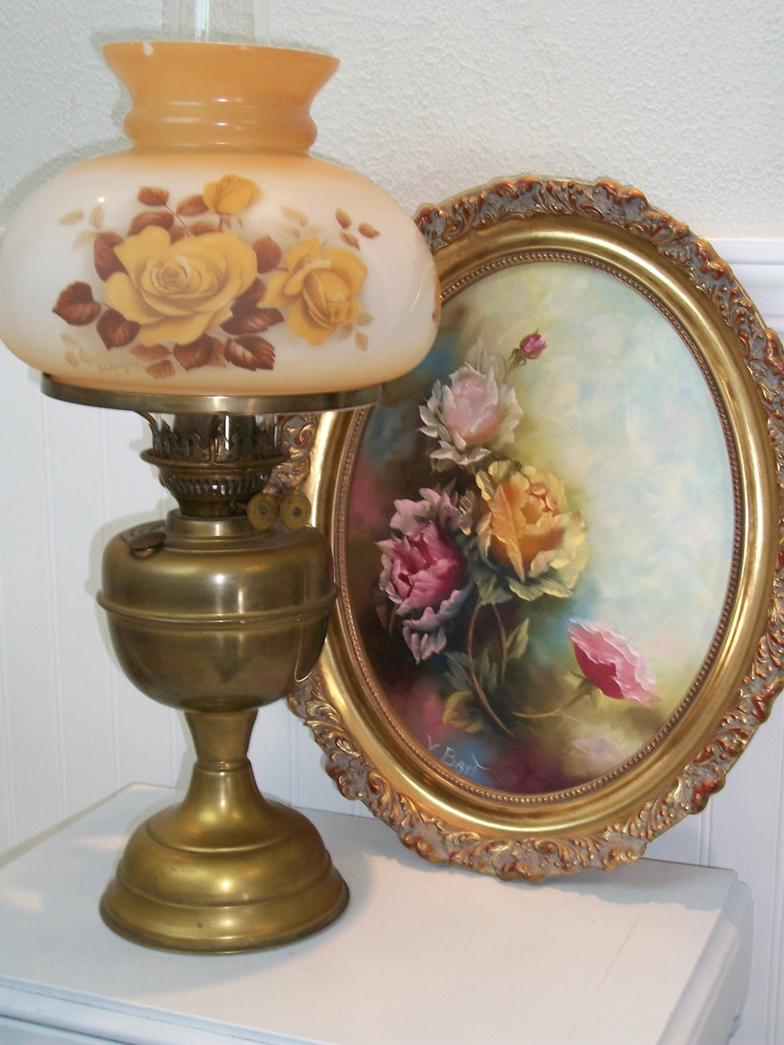 Duplex Double Wick Oil Lamp Made In England Etsy