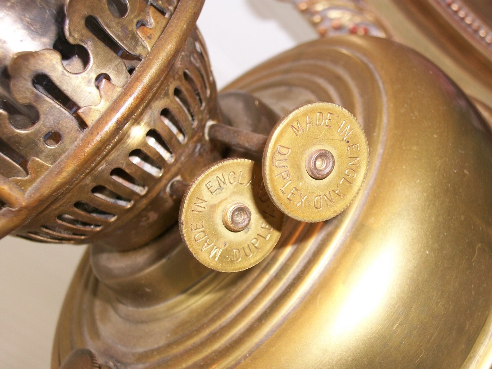 Duplex Double Wick Oil Lamp Made In England Etsy