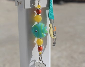 Ornaments, Mermaid Ornaments, beach, diving, painted mermaids, turquoise, silk cord, beachy ornaments, christmas ornaments, hand painted