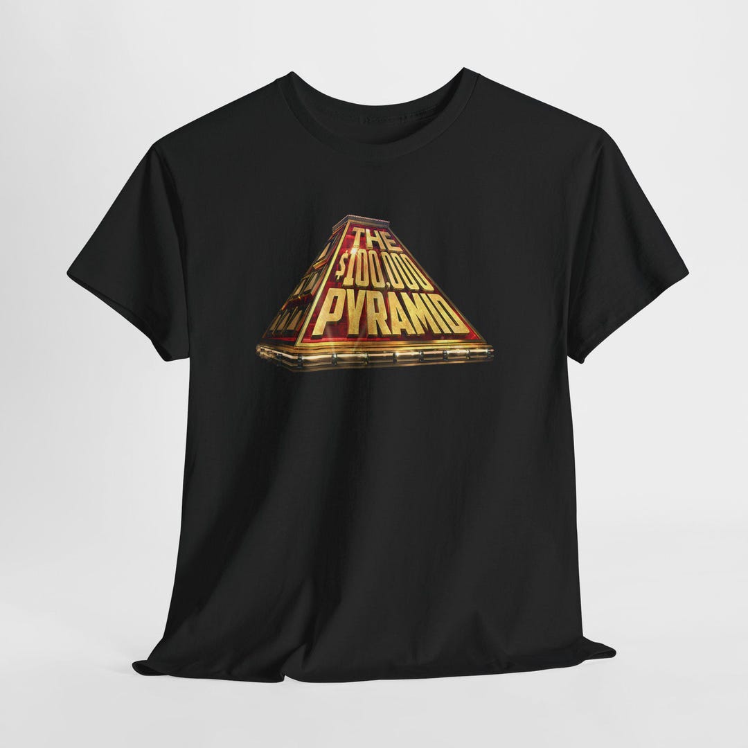 Pyramid TV Game Show Logo Men's Blue White Black Tees T-shirt Size S ...