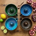 Handmade Ceramic Berry Bowl with Spout, Pottery Fruit Washing Basket, Stoneware Colander for Grape and Strawberrie, Unique Housewarming Gift