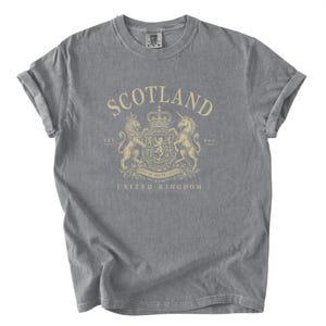 Scotland Vintage Crest Shirt, Scottish Heritage Tee, Scotland Comfort Colors Tshirt, United Kingdom Travel Graphic Shirt, Retro Souvenir Tee image 10