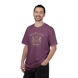 Scotland Vintage Crest Shirt, Scottish Heritage Tee, Scotland Comfort Colors Tshirt, United Kingdom Travel Graphic Shirt, Retro Souvenir Tee image 8