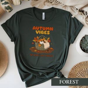 Autumn Vibes Pumpkin Shirt, Retro Harvest Season Tee, Cozy Fall Aesthetic Sweatshirt, Vintage Thanksgiving Basket Graphic, Nature Lover Gift
