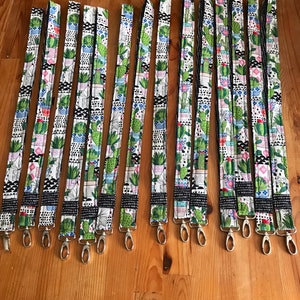 Cactus lanyard, teacher lanyard, southwest lanyard, teacher gift